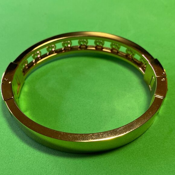 Elegant Michael Kors Monogram Hinged Bracelet - Picture 5 of 9